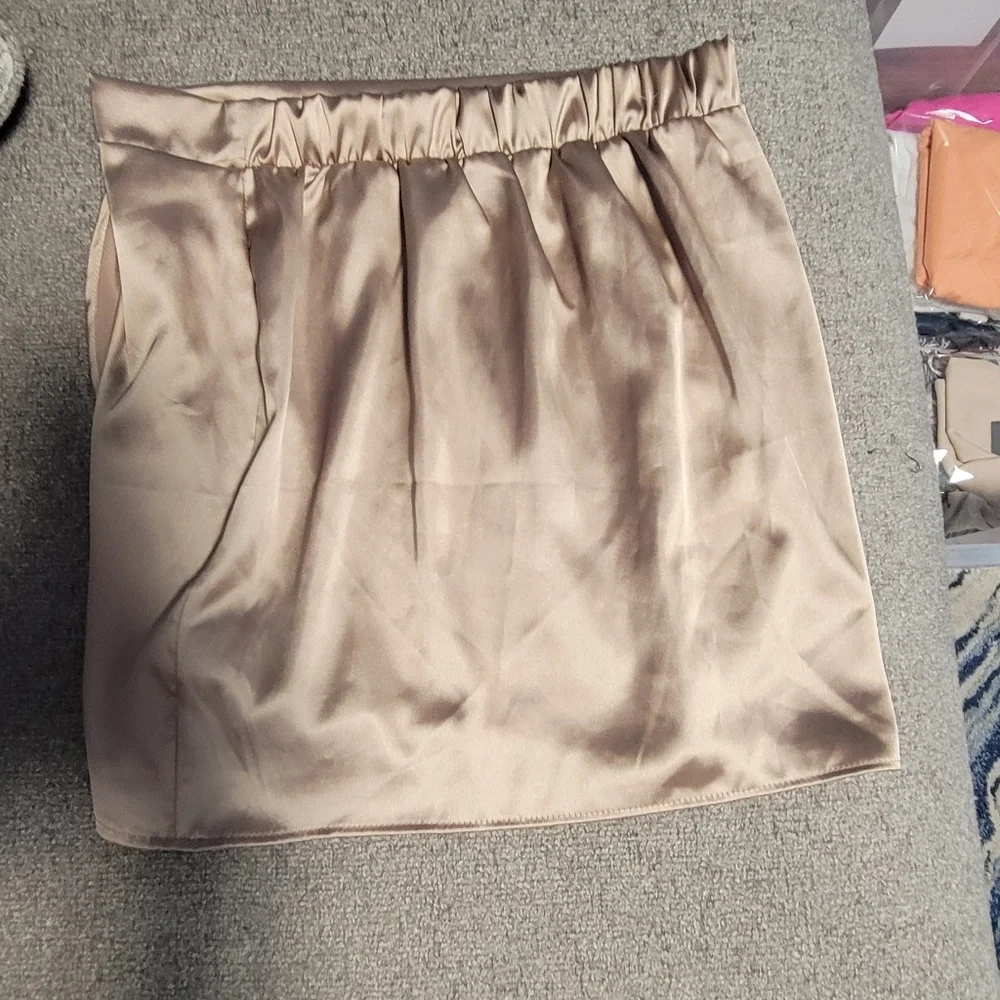 Elegant Tan Skirt - Picture 7 of 8